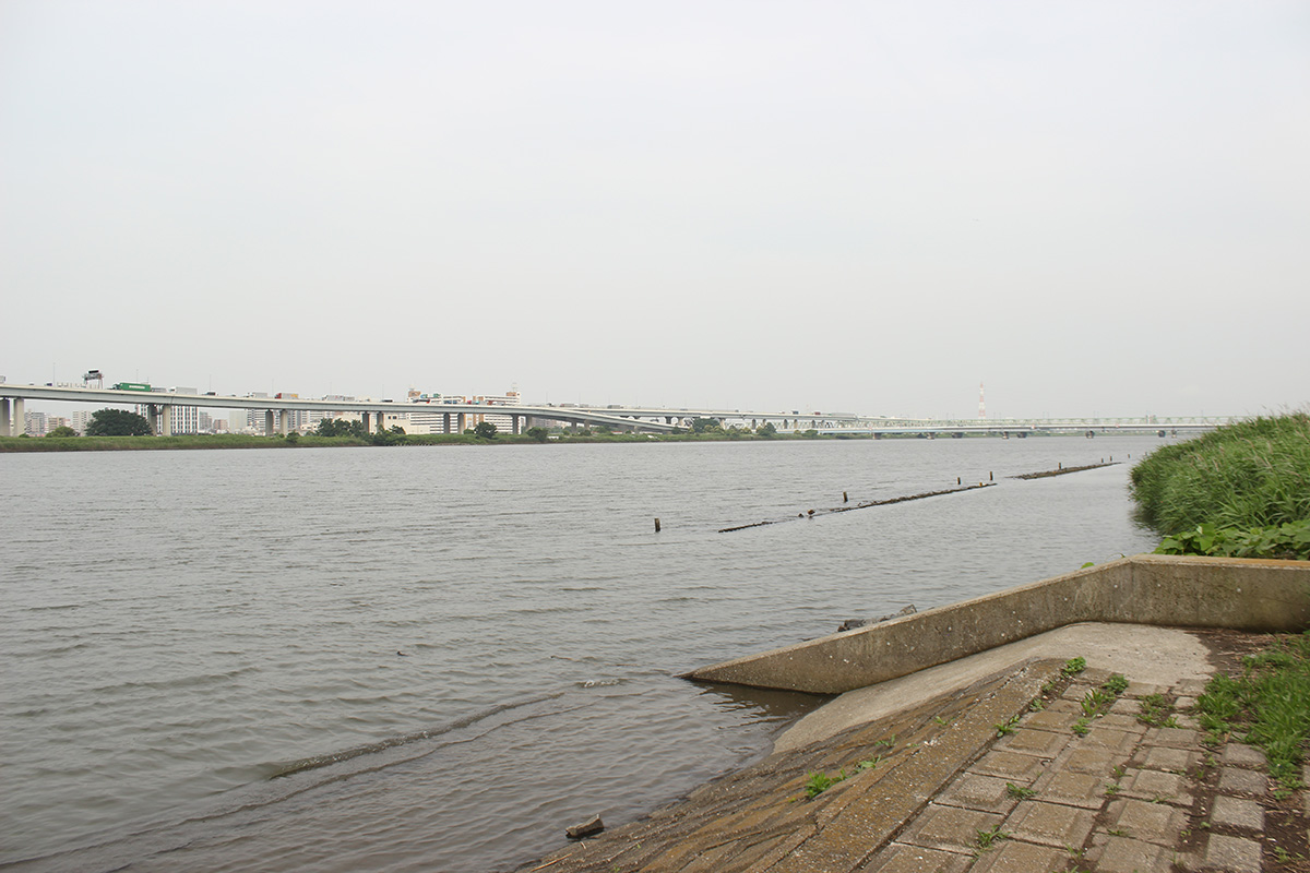 01 Arakawa River - Higashisumida - Installation photo 6 - Sounding the City 005 - Sumida-ku 墨田区 2019